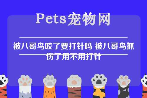 被八哥鸟咬了要打针吗 被八哥鸟抓伤了用不用打针